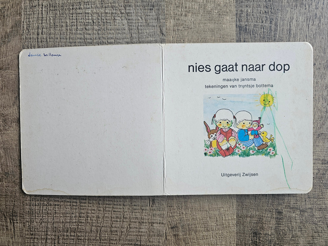 Botjes boekje 3 &quot;Nies gaat naar Dop&quot; vintage kinderboekje deel 3