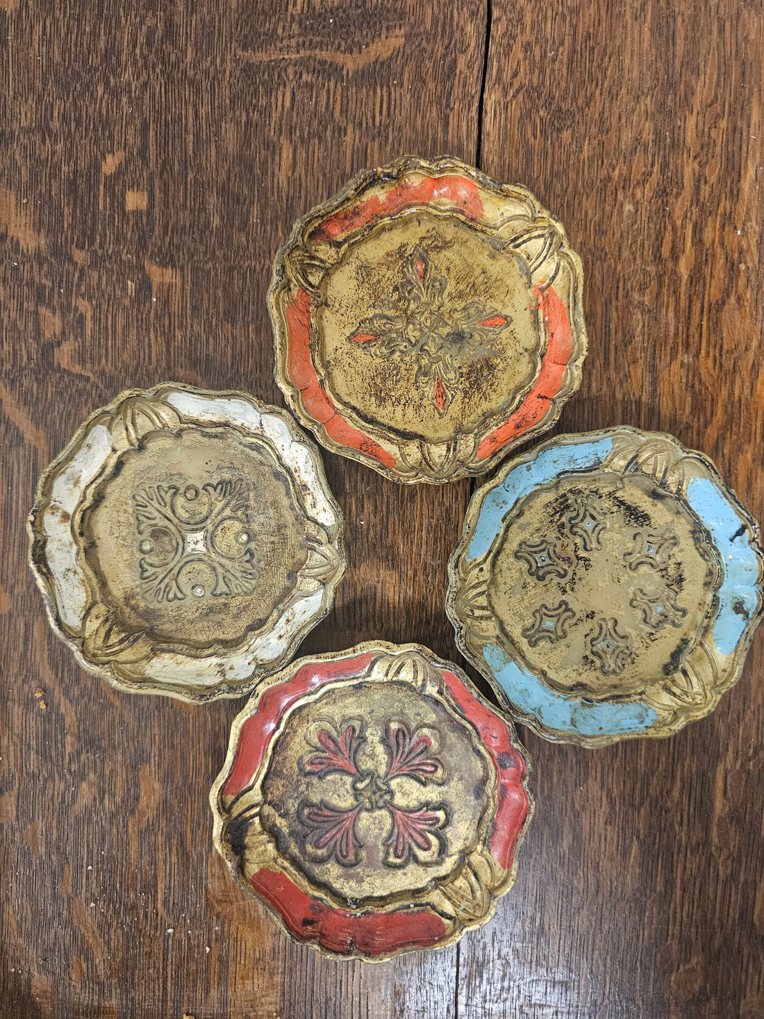 Florentijnse onderzetters 4 stuks