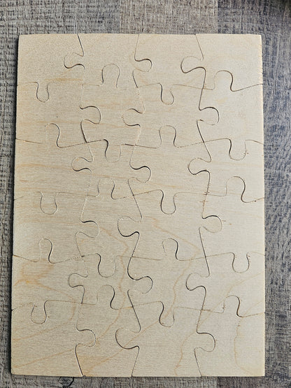 Houten vintage puzzel jaren 60 meisje en poppen