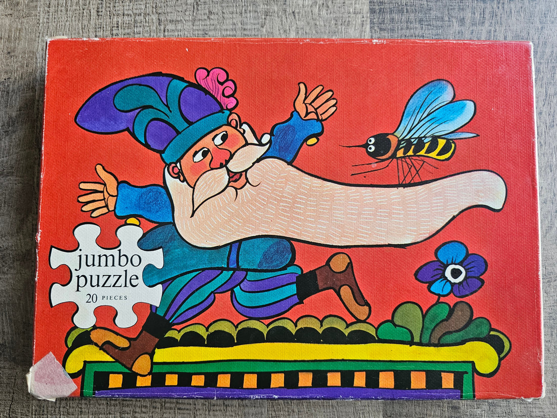 Alfons van Heusden vintage puzzel kabouter