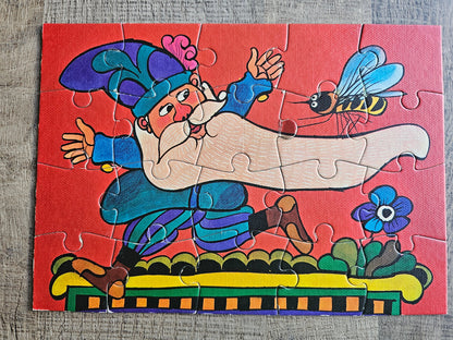 Alfons van Heusden vintage puzzel kabouter