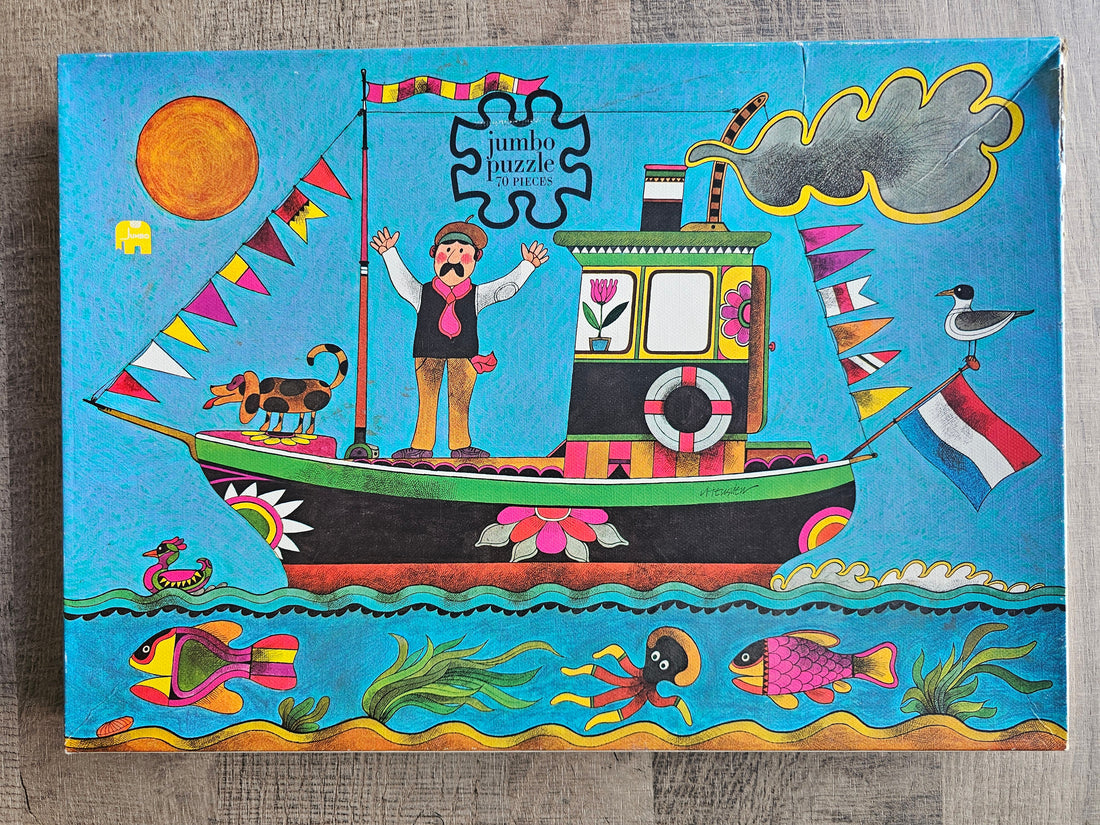 Alfons van Heusden puzzel boot 70 stukjes