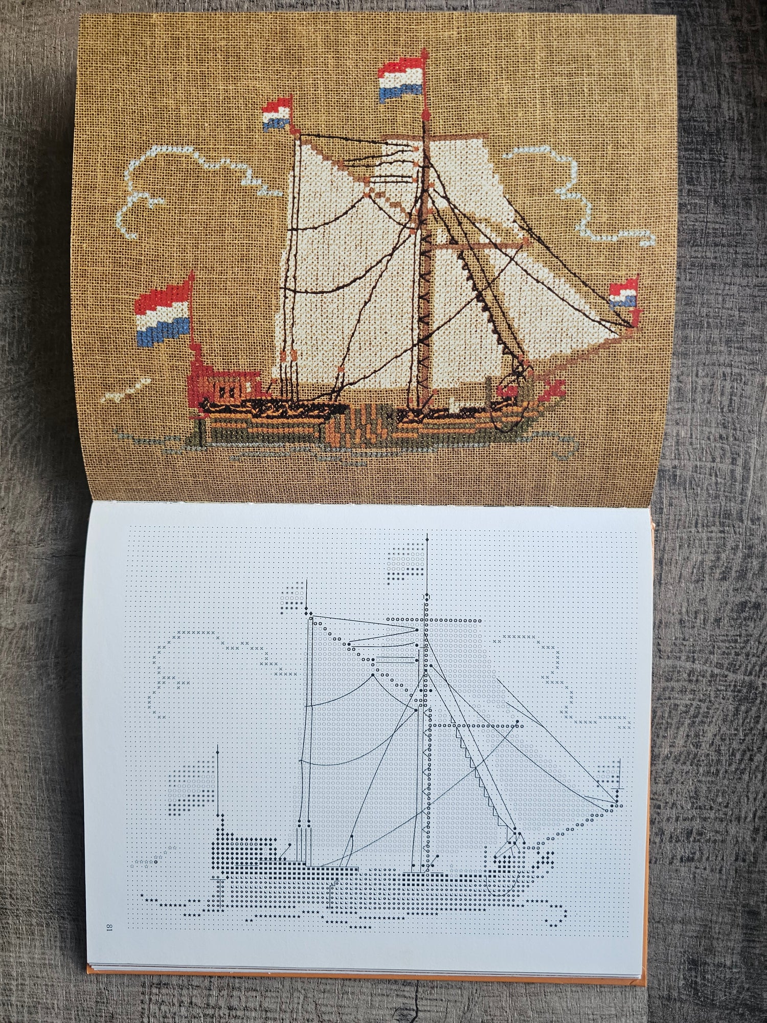 Henriette Beukers Nederland in kruissteek