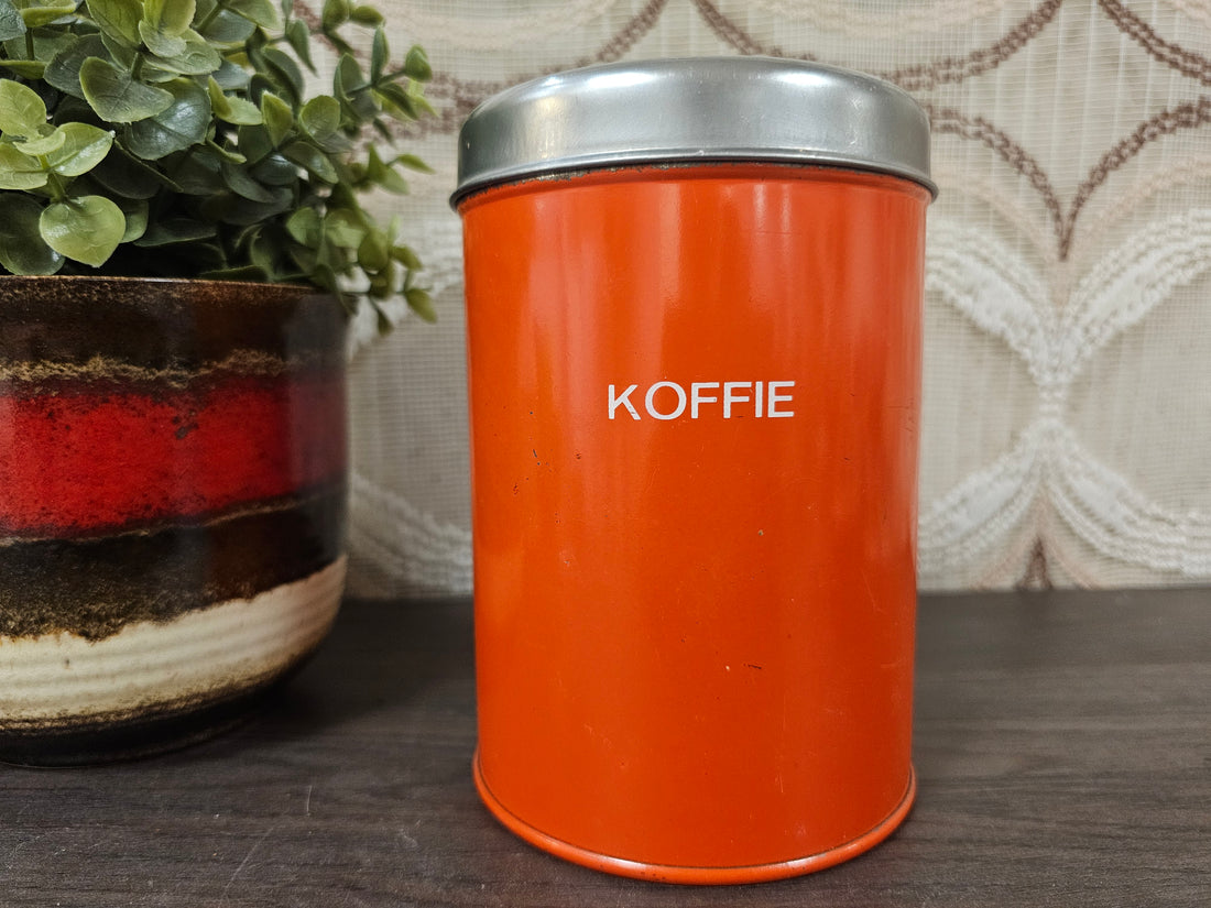 Brabantia koffie oranje blik