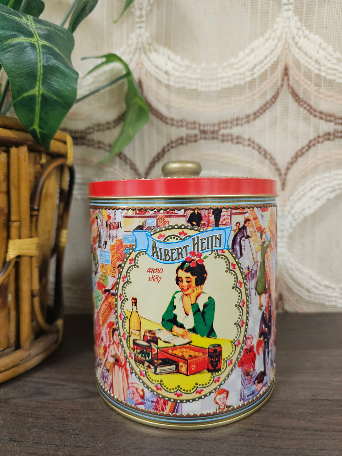 Albert Heijn nostalgisch blik rood