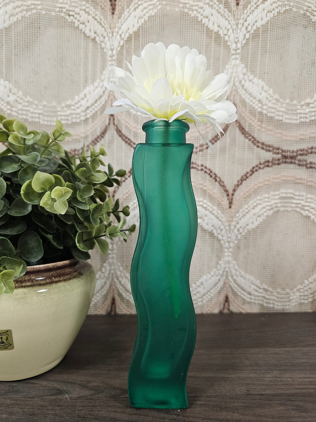 Ikea Skämt kronkel vaasje groen