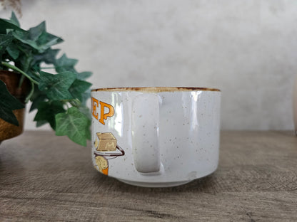 Vintage soepkom Uiensoep met recept