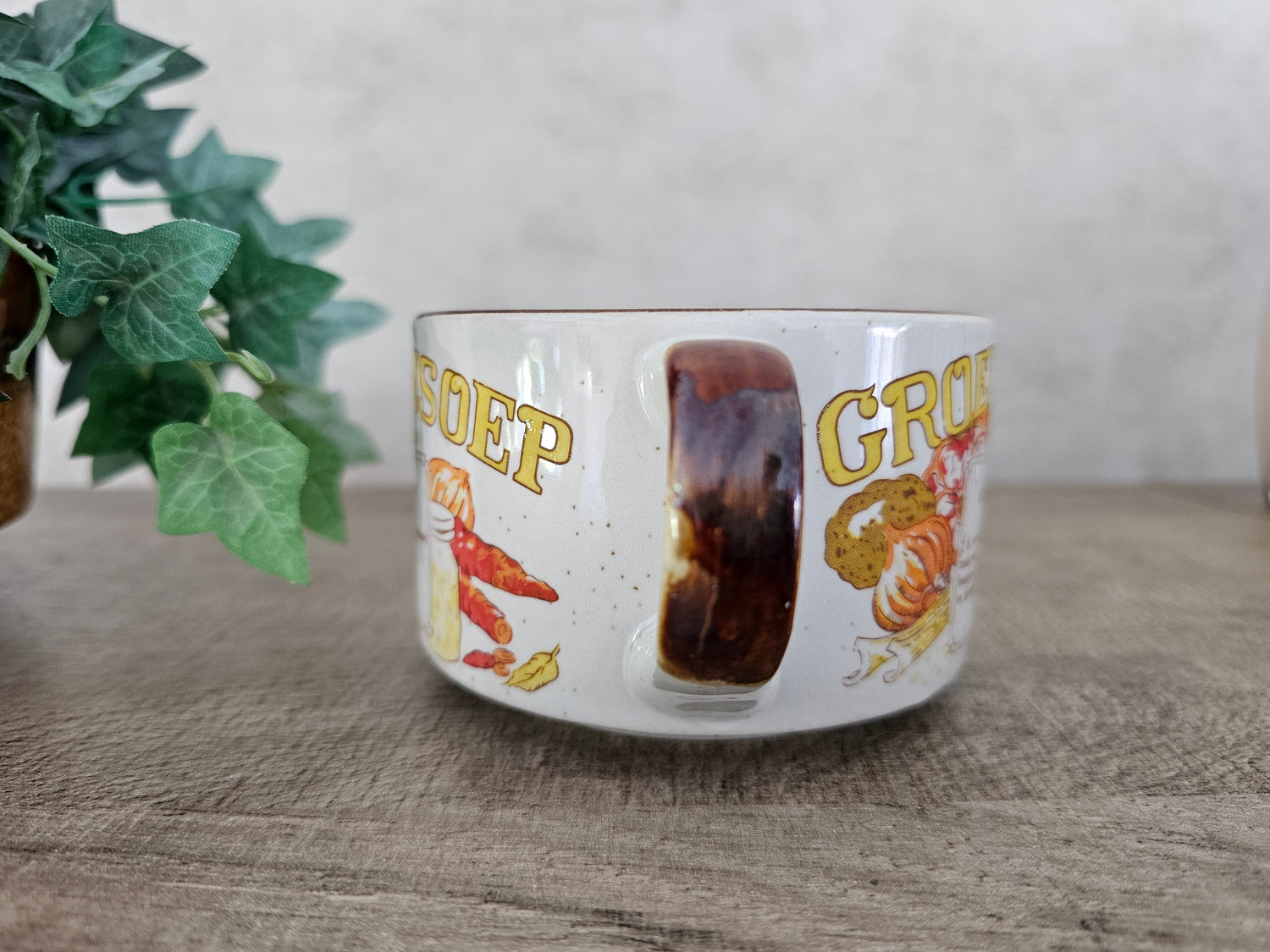 Soepkom met recept groentesoep