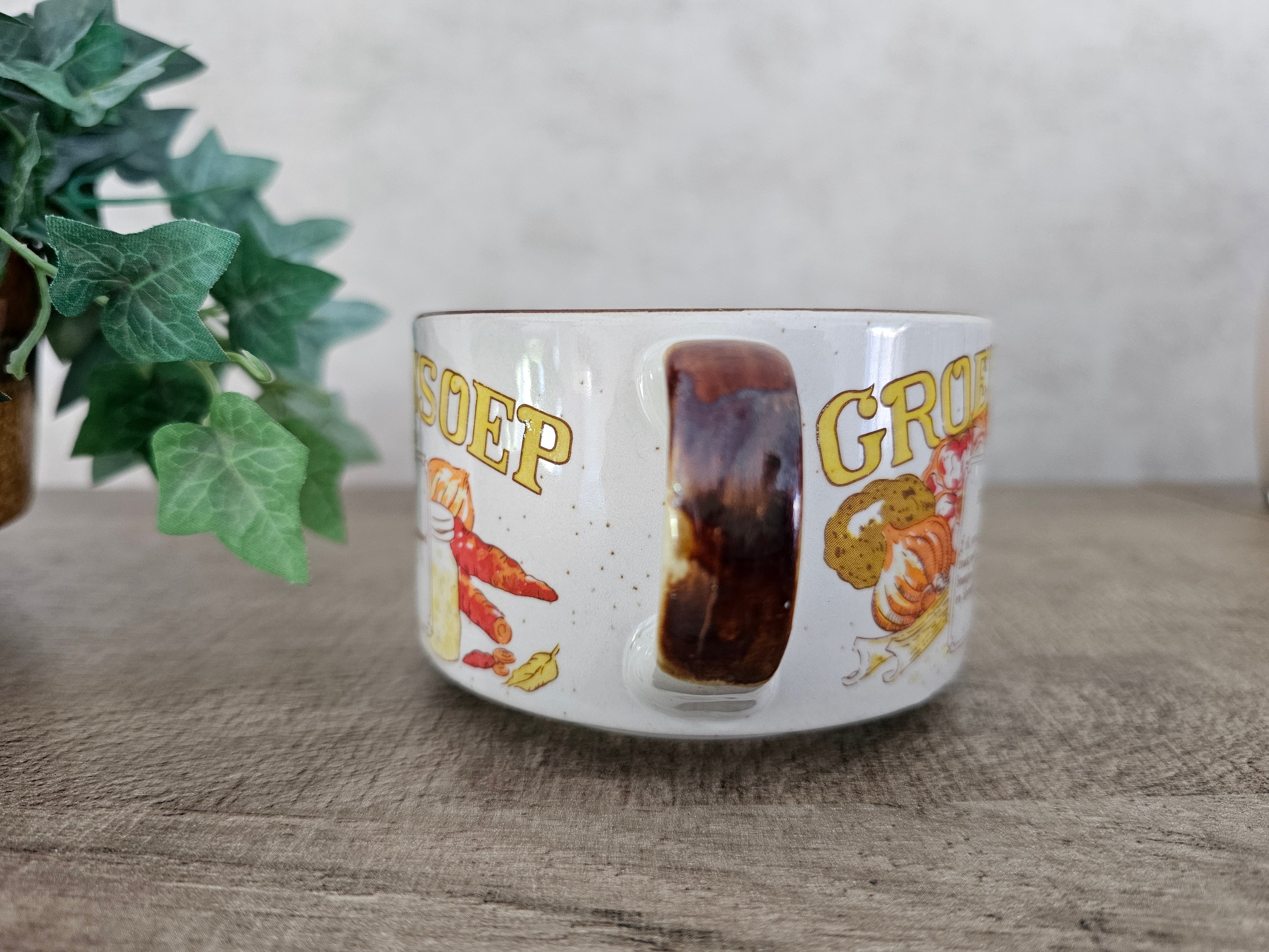 Soepkom met recept groentesoep