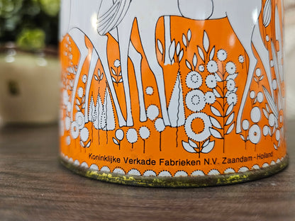 Oranje blik Koninklijke Verkade Fabrieken