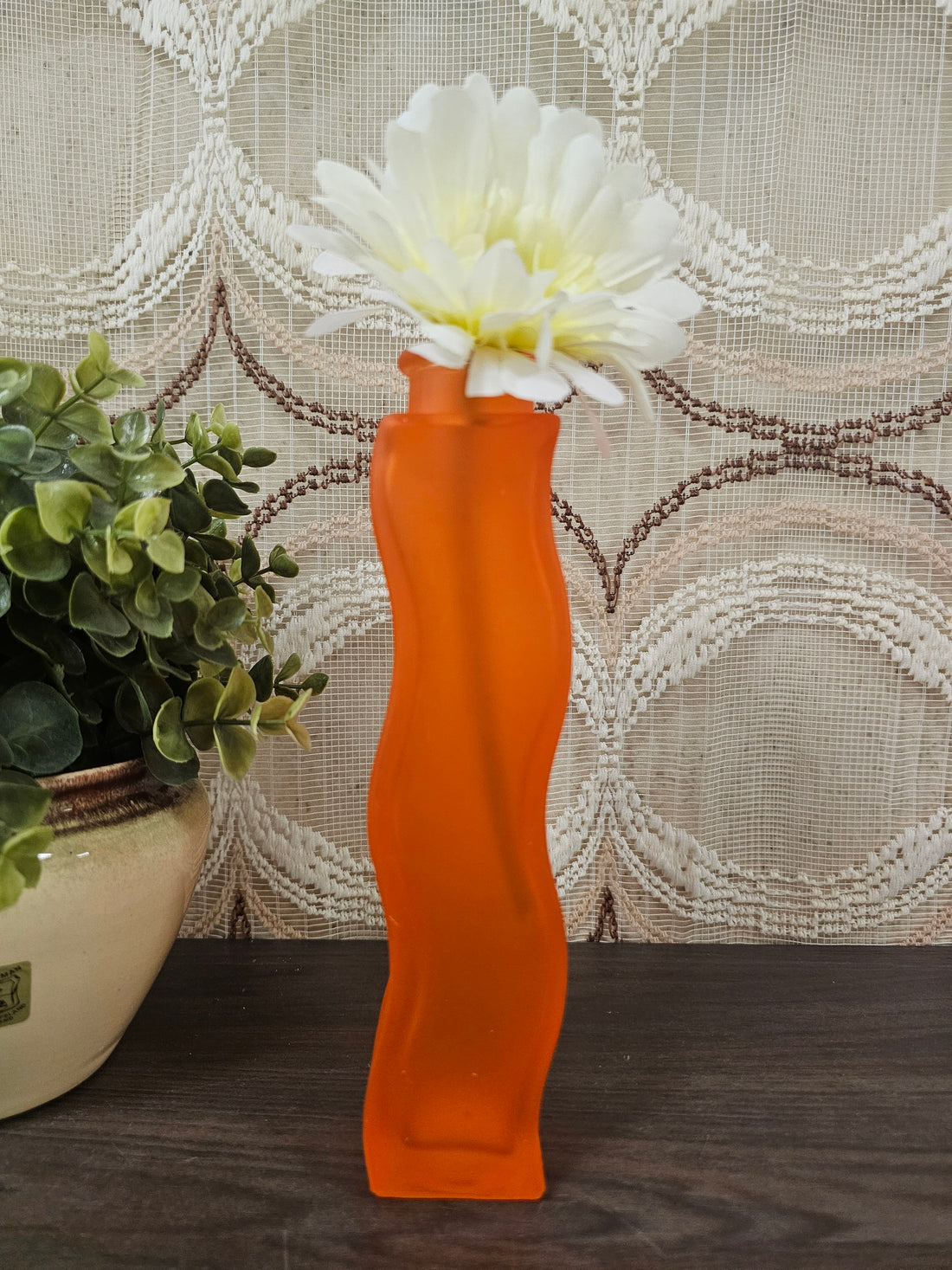 Ikea Skämt golvend vaasje oranje