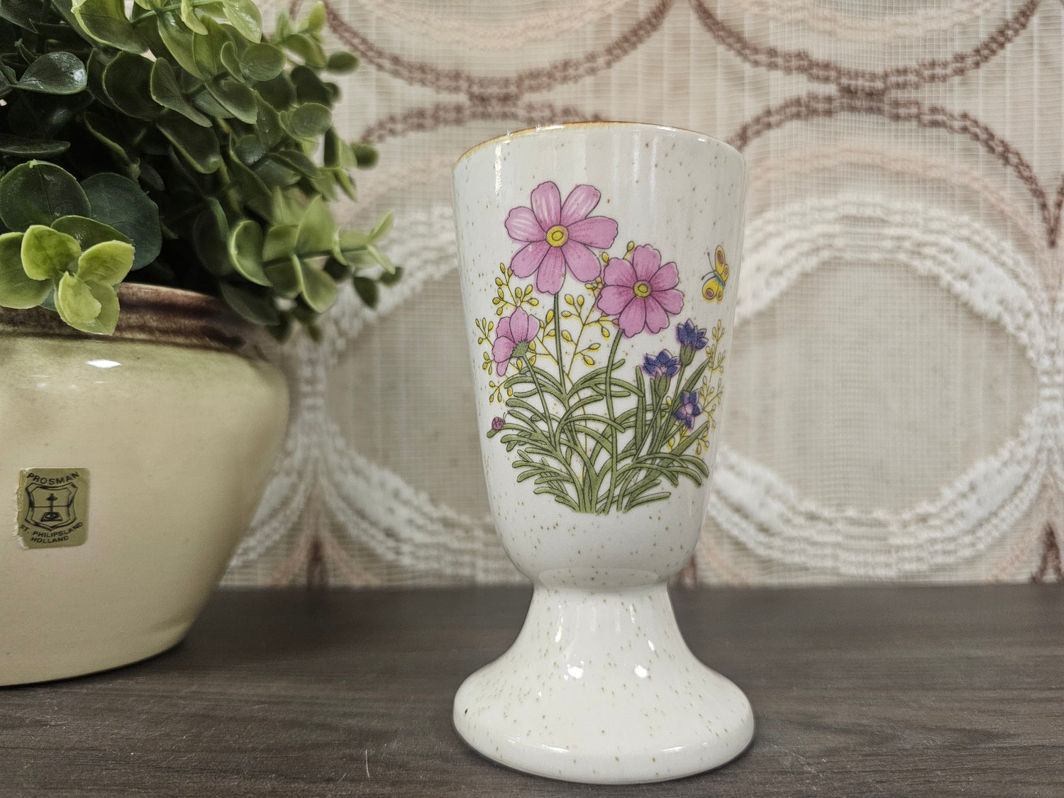 Wildflower koffiebeker roze bloemen