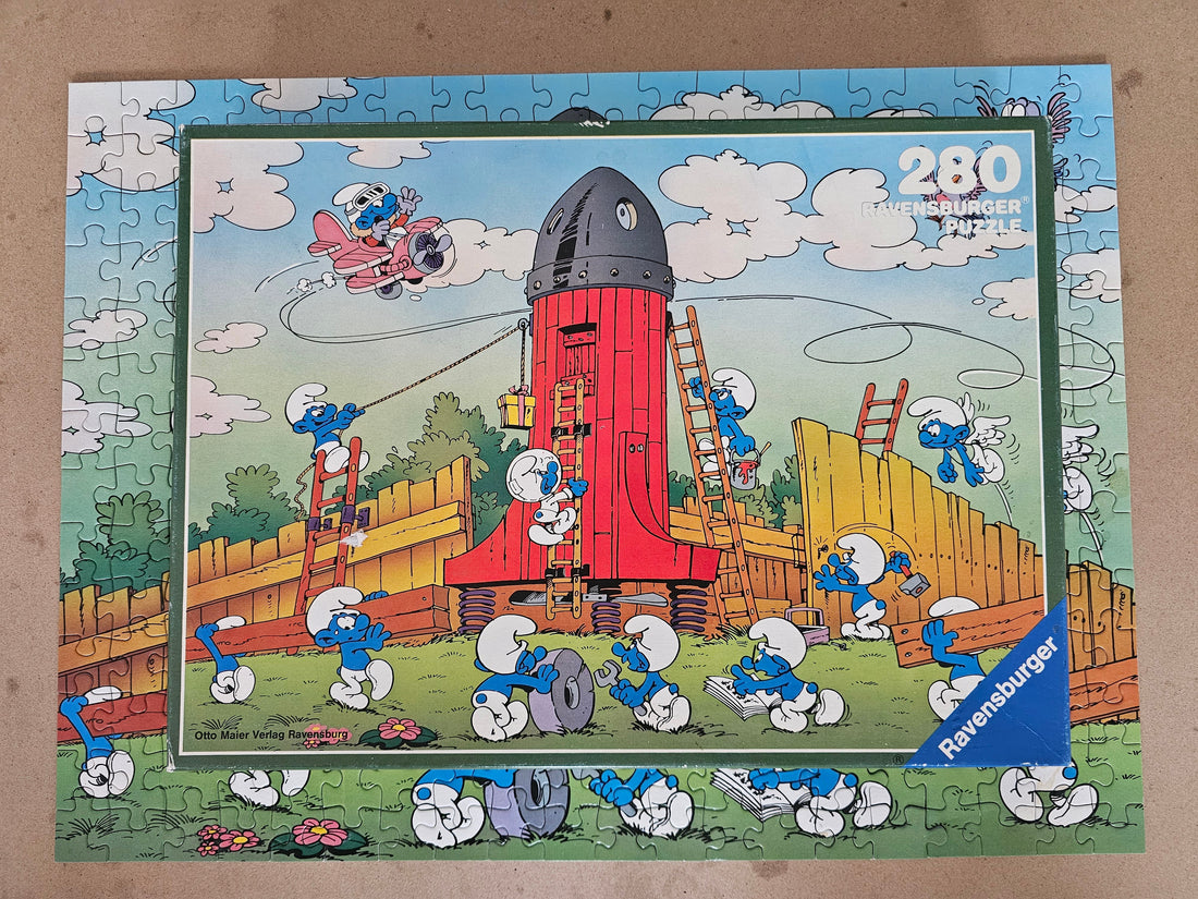Ravensburger Smurfenpuzzel 1983 280 stukjes puzzel