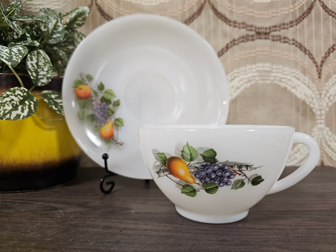 Arcopal Fruit de France kop en schotel