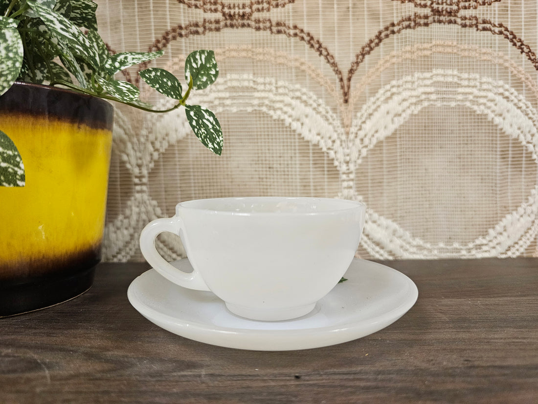 Arcopal Fruit de France kop en schotel "appel"