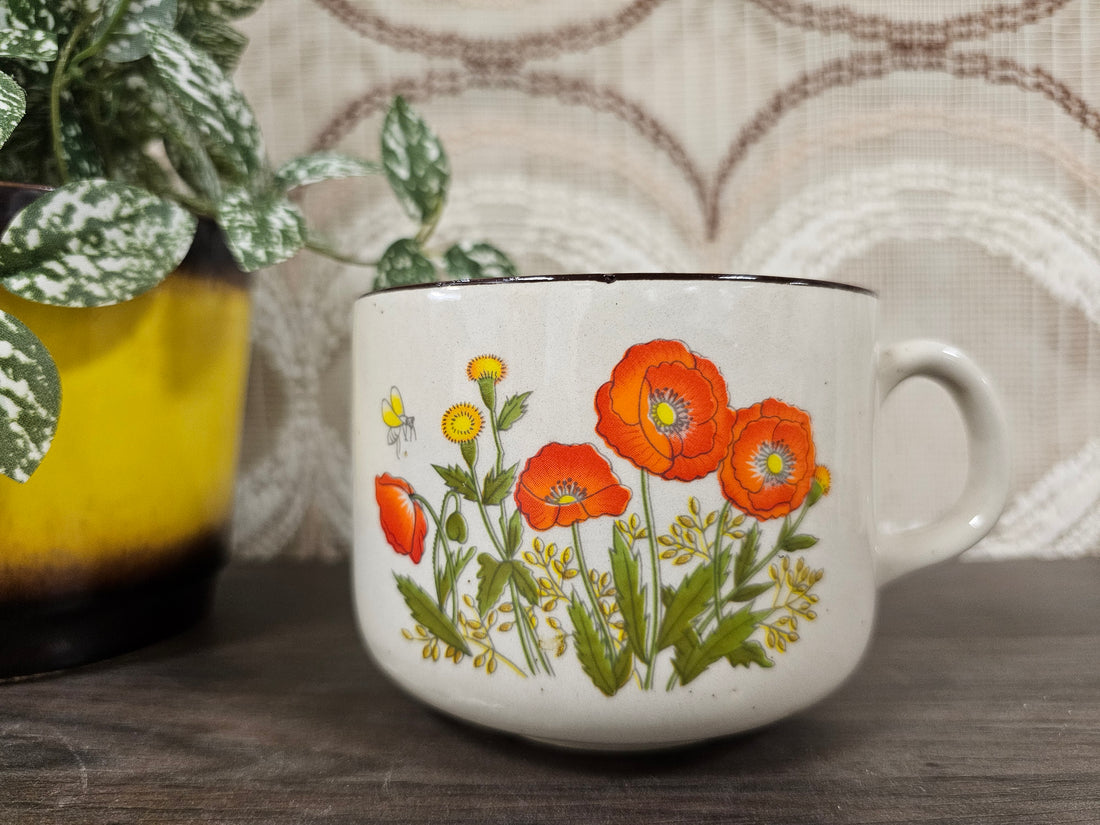 Wildflower soepkom XL klaprozen