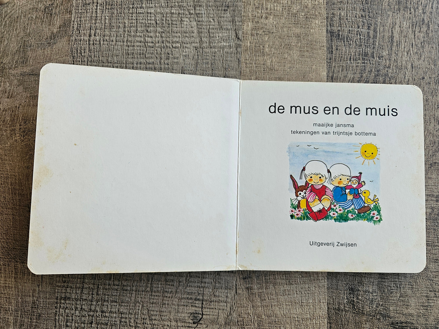 Botjes boekje 8 &quot;de mus en de muis&quot; vintage kinderboekje deel 8