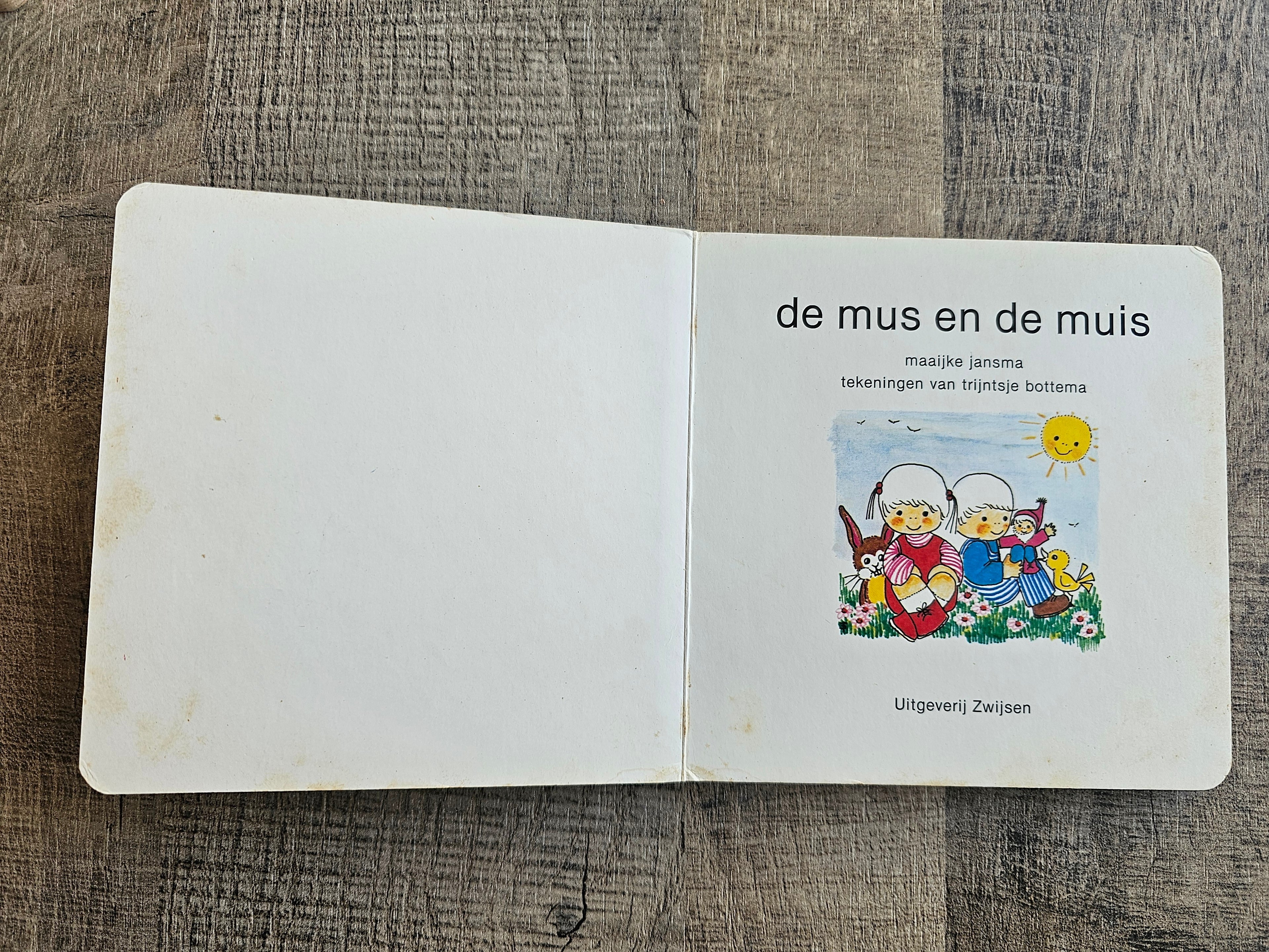 Botjes boekje 8 &quot;de mus en de muis&quot; vintage kinderboekje deel 8