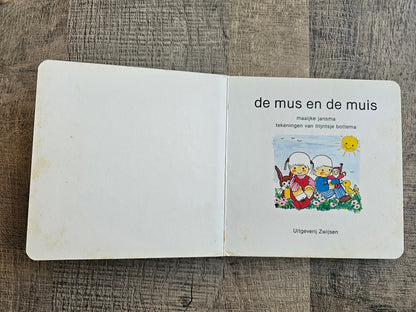 Botjes boekje 8 &quot;de mus en de muis&quot; vintage kinderboekje deel 8