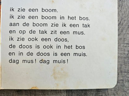 Botjes boekje 8 &quot;de mus en de muis&quot; vintage kinderboekje deel 8