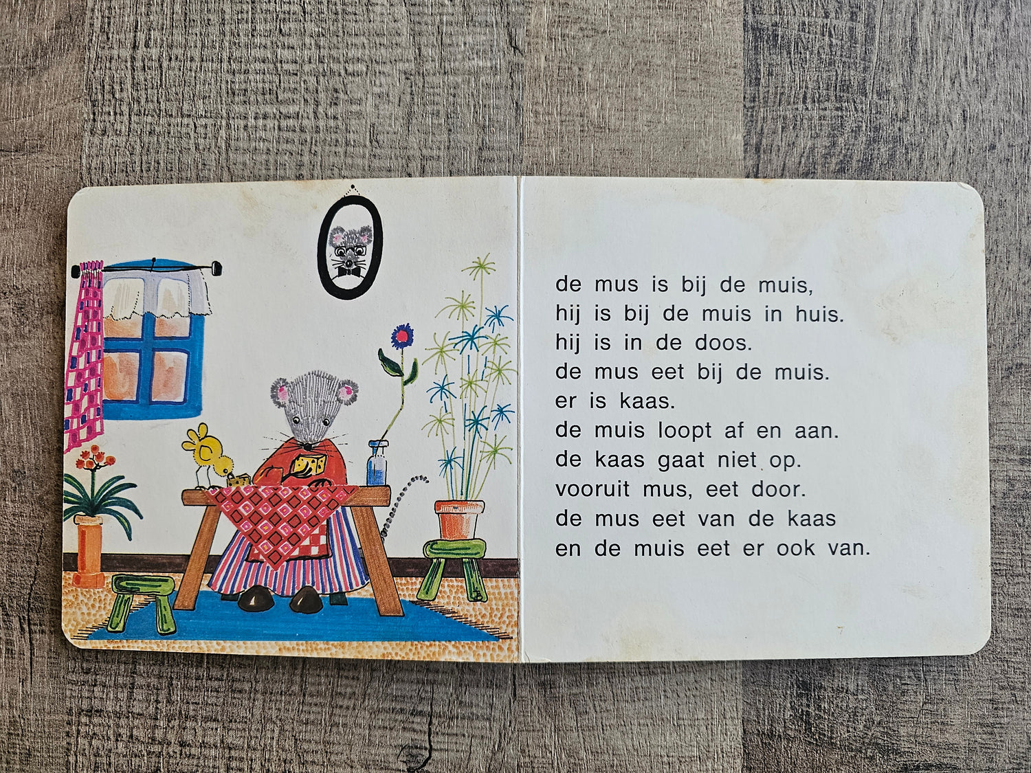 Botjes boekje 8 &quot;de mus en de muis&quot; vintage kinderboekje deel 8