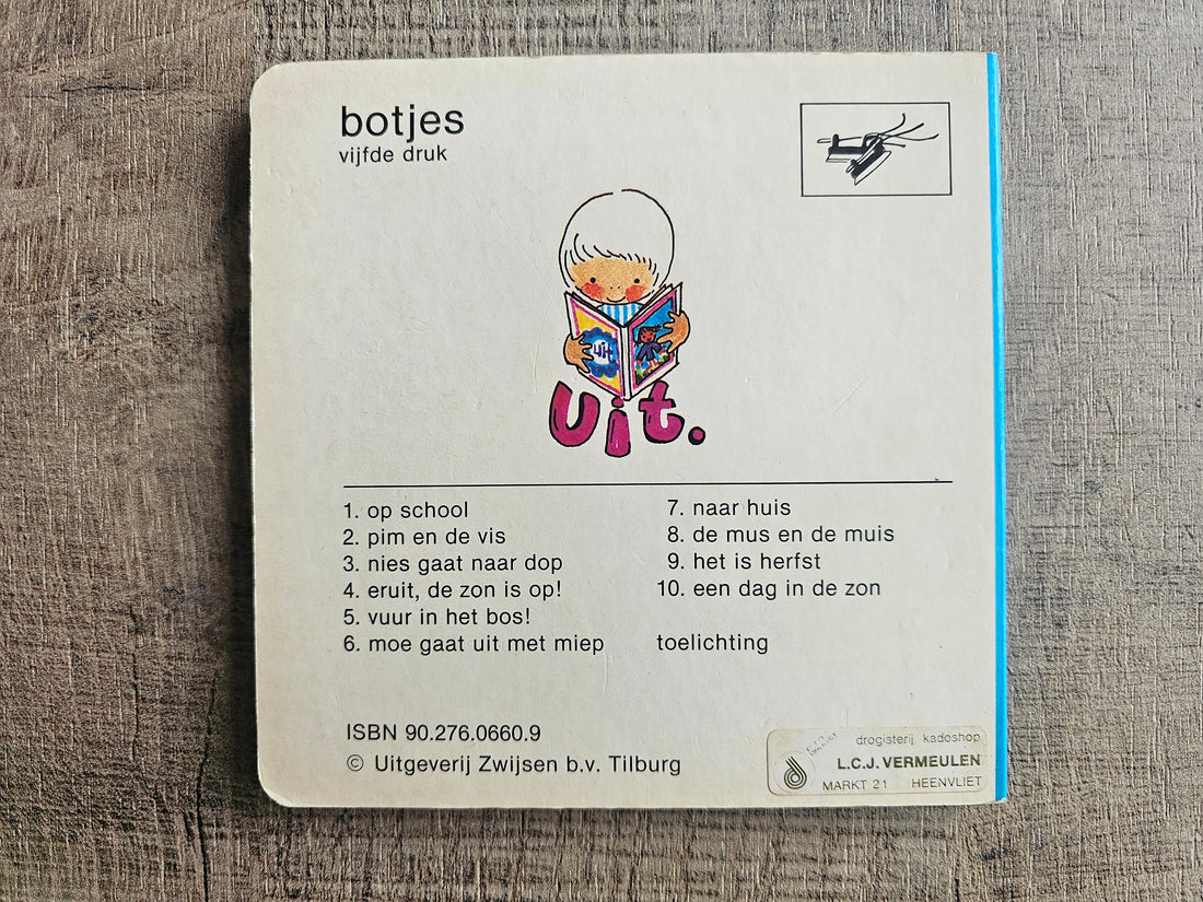 Botjes boekje 10 "een dag in de zon" vintage kinderboekje deel 10