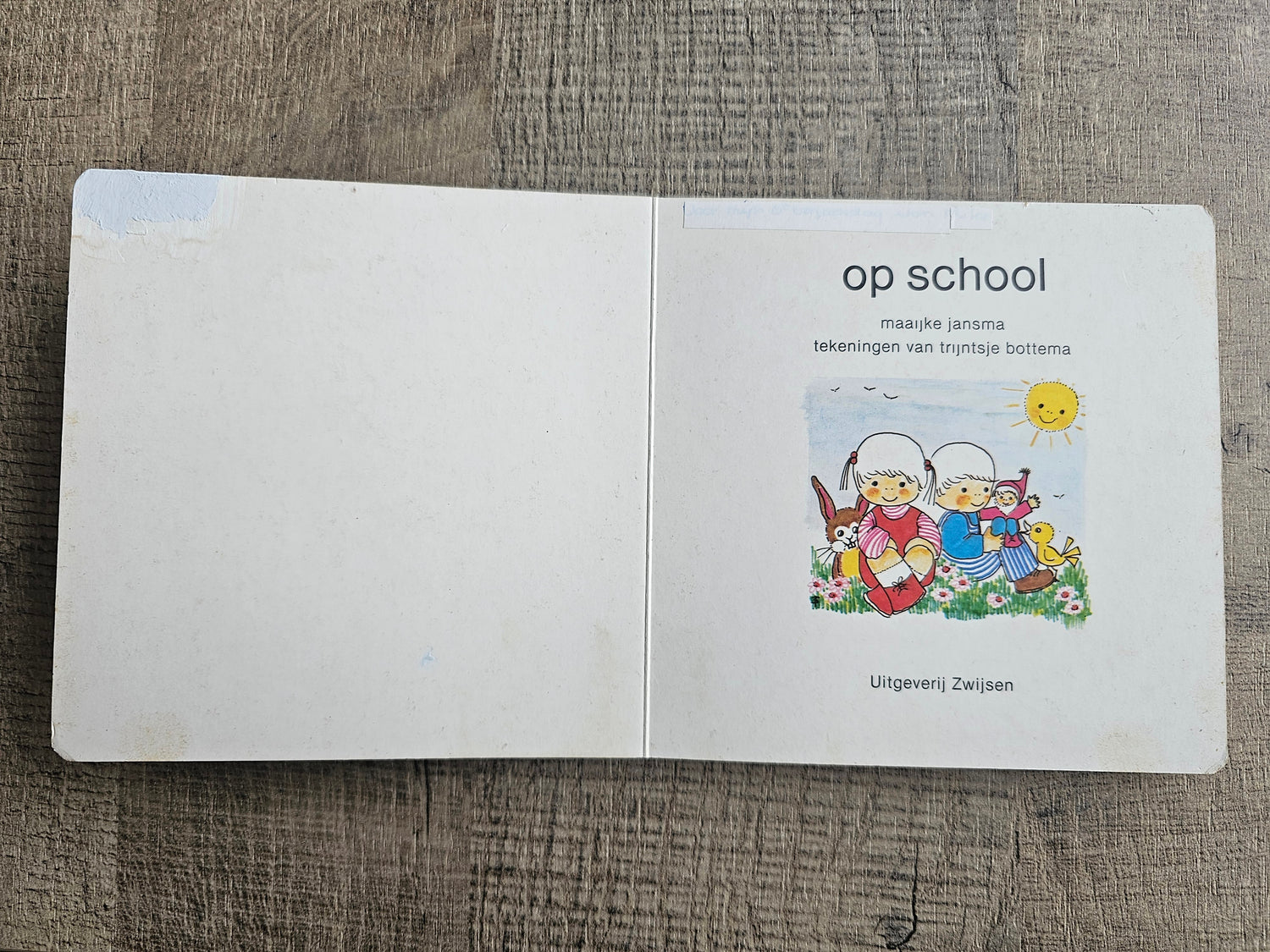 Botjes boekje 1 “op school” – vintage kinderboekje deel 1