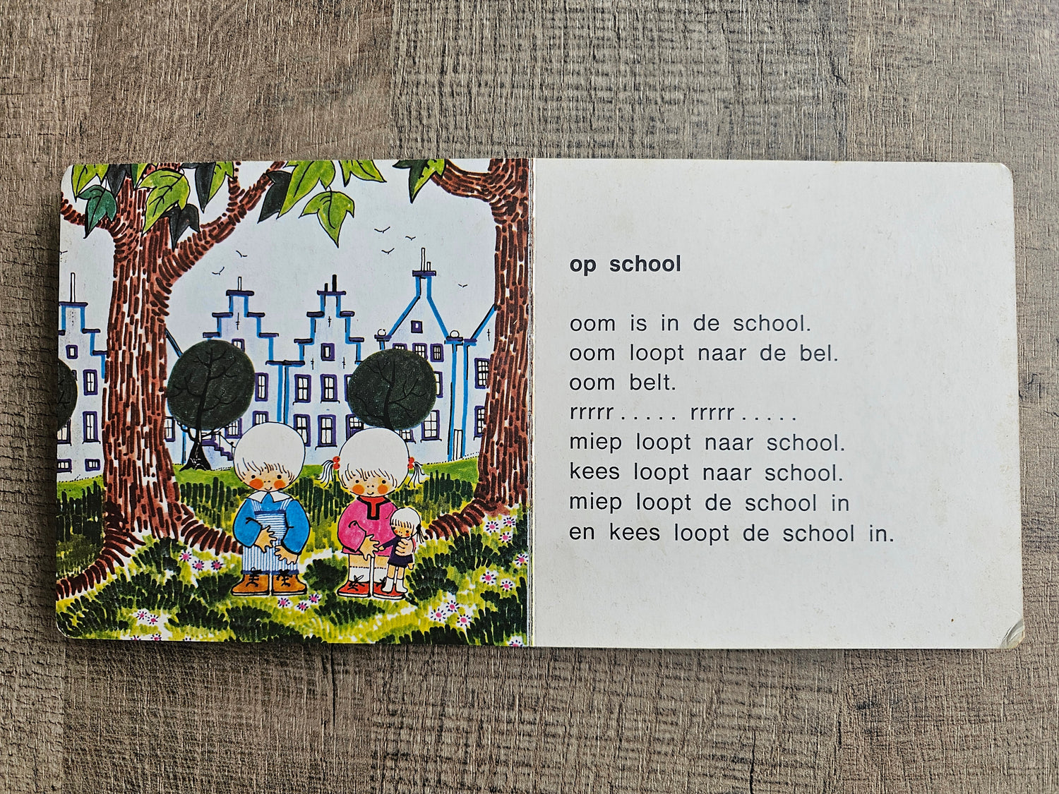 Botjes boekje 1 “op school” – vintage kinderboekje deel 1