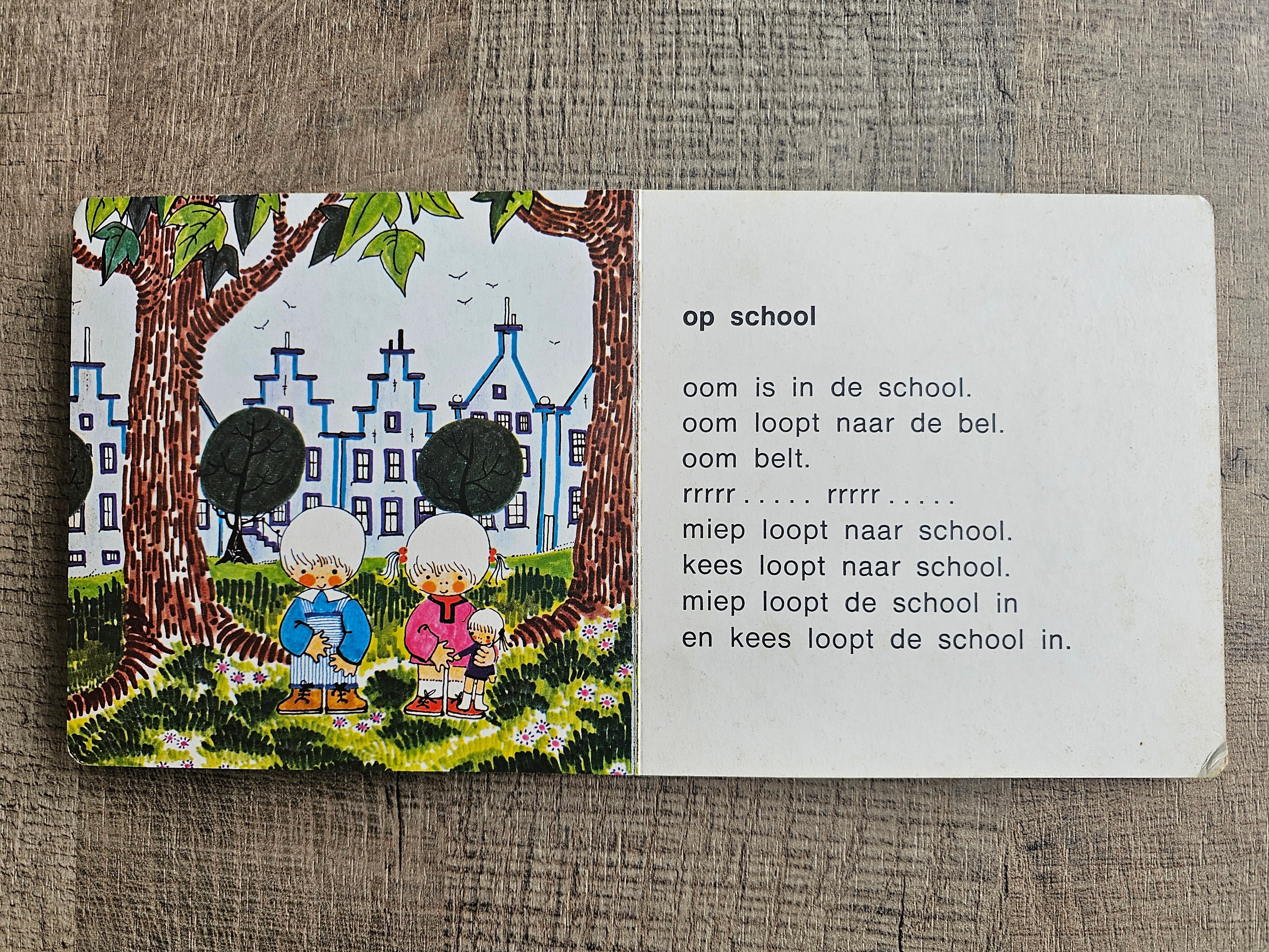 Botjes boekje 1 “op school” – vintage kinderboekje deel 1