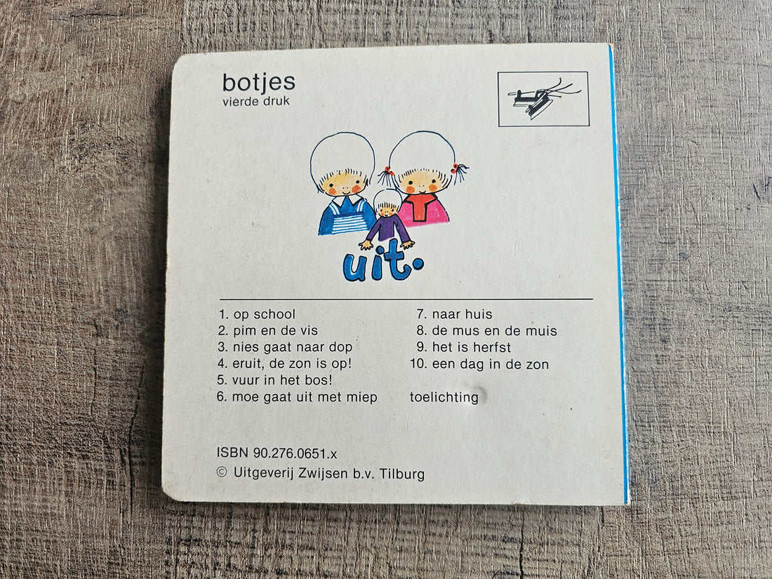 Botjes boekje 1 “op school” – vintage kinderboekje deel 1