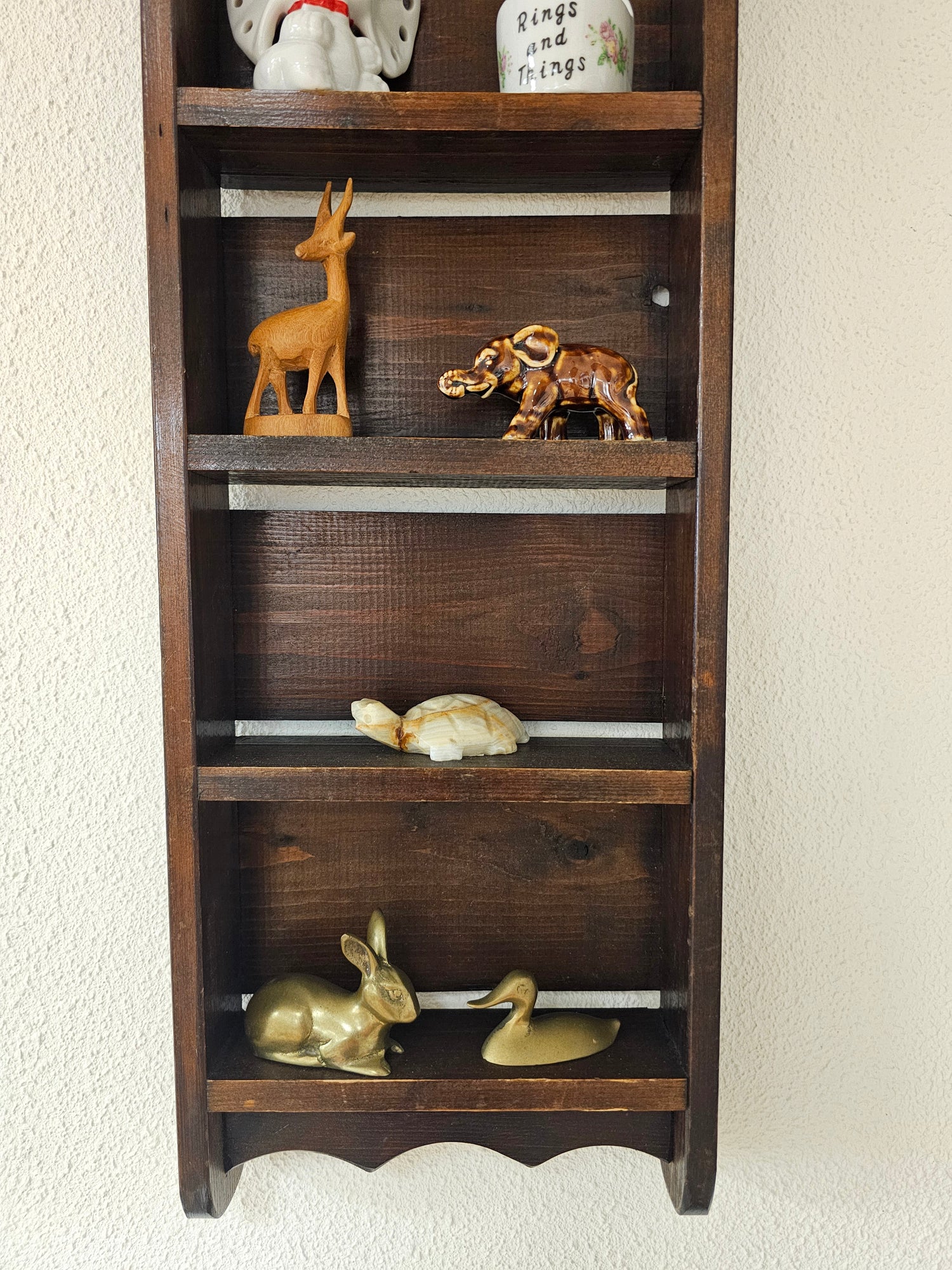 Houten bakstenen mal decoratief wandrek