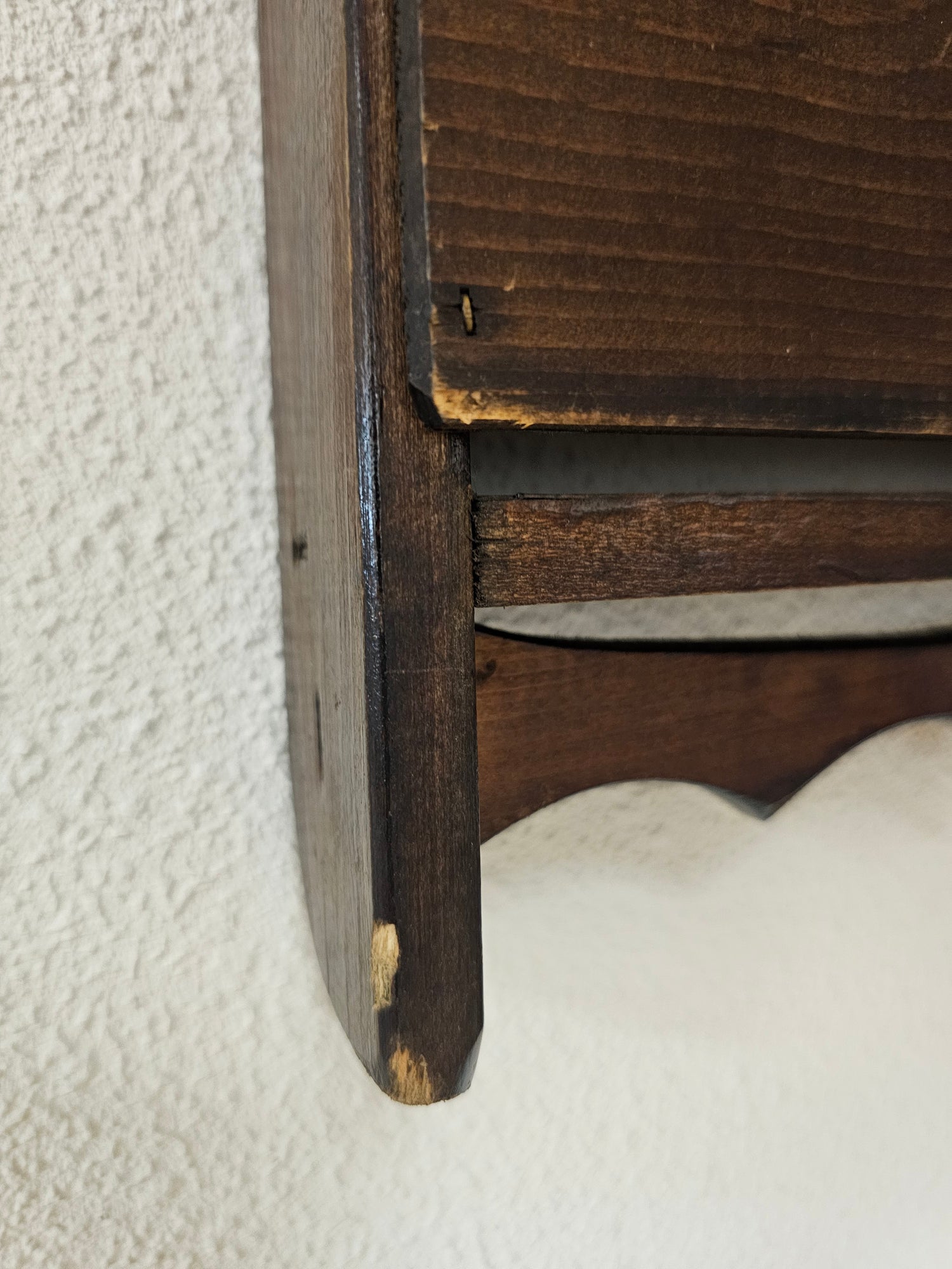 Houten bakstenen mal decoratief wandrek