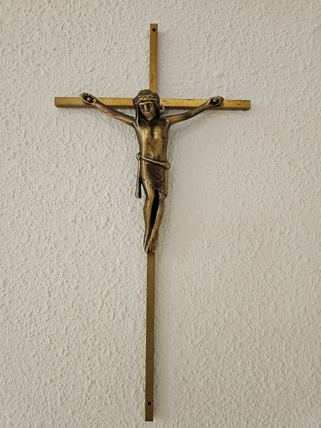 Messing crucifix 30 cm