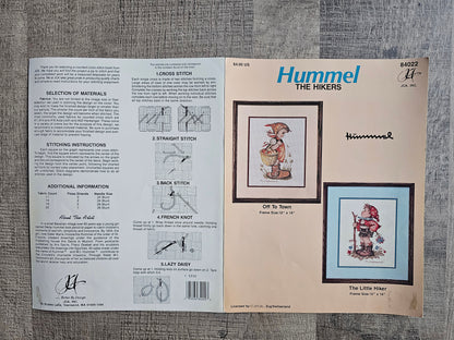 Hummel borduurpatroon kruissteek The hikers