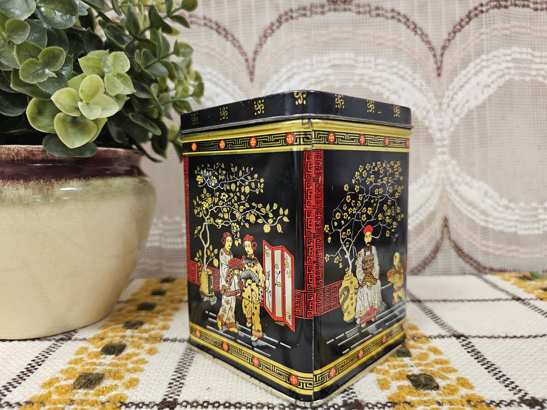Vintage Chinees thee blik