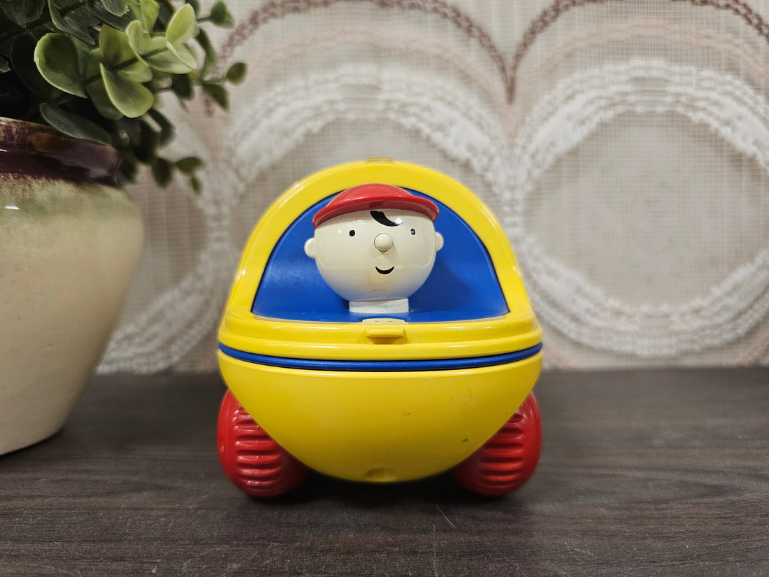Ambi Toys gele kleine auto