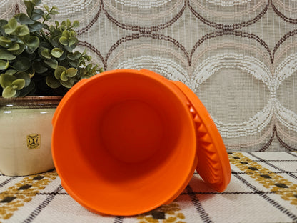 Tupperware oranje voorraad bus 15,5 cm