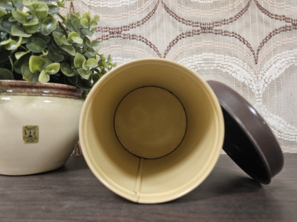 Brabantia koffieblik Batique jaren 70