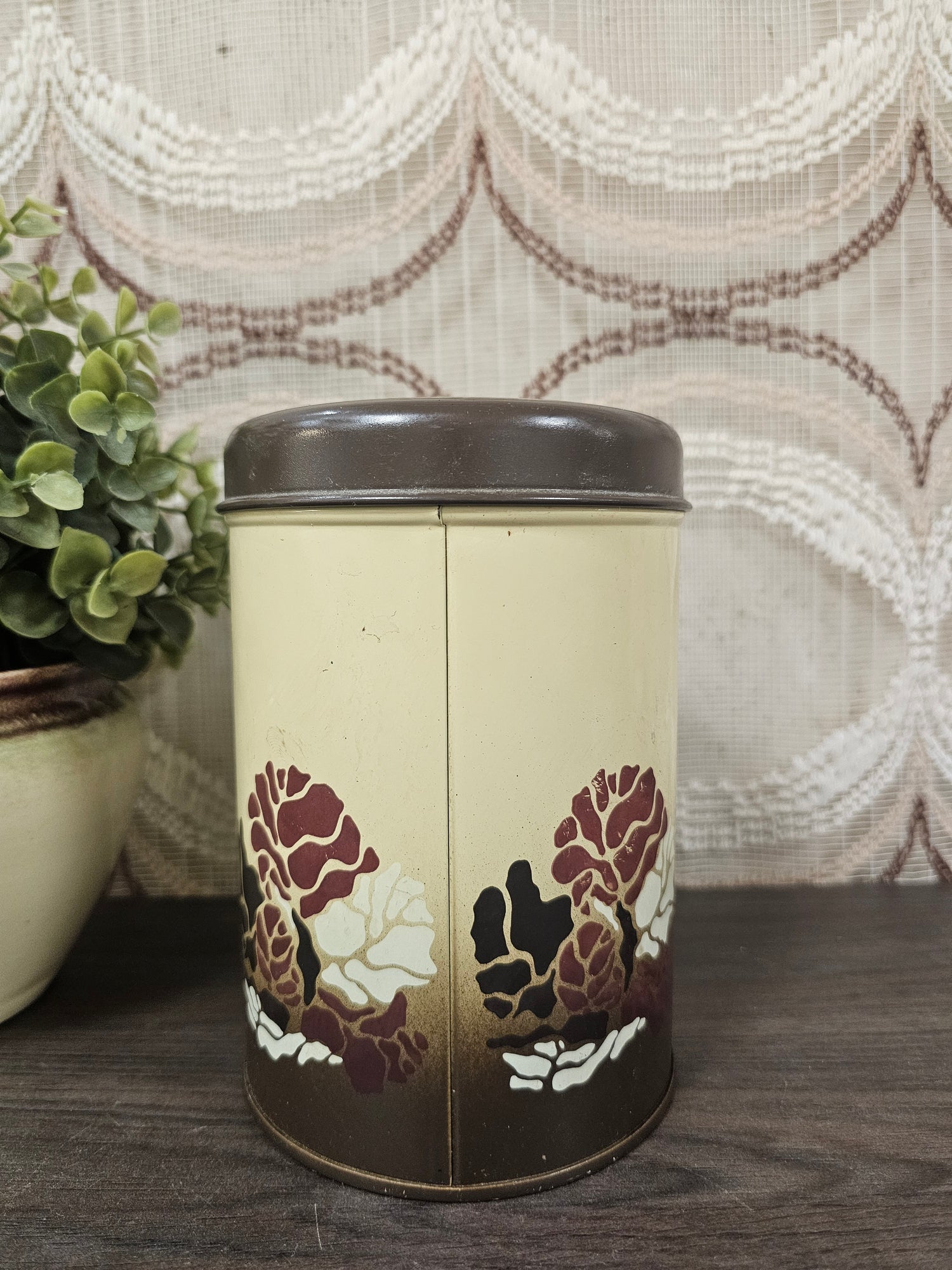 Brabantia Batique Thee blik jaren 70