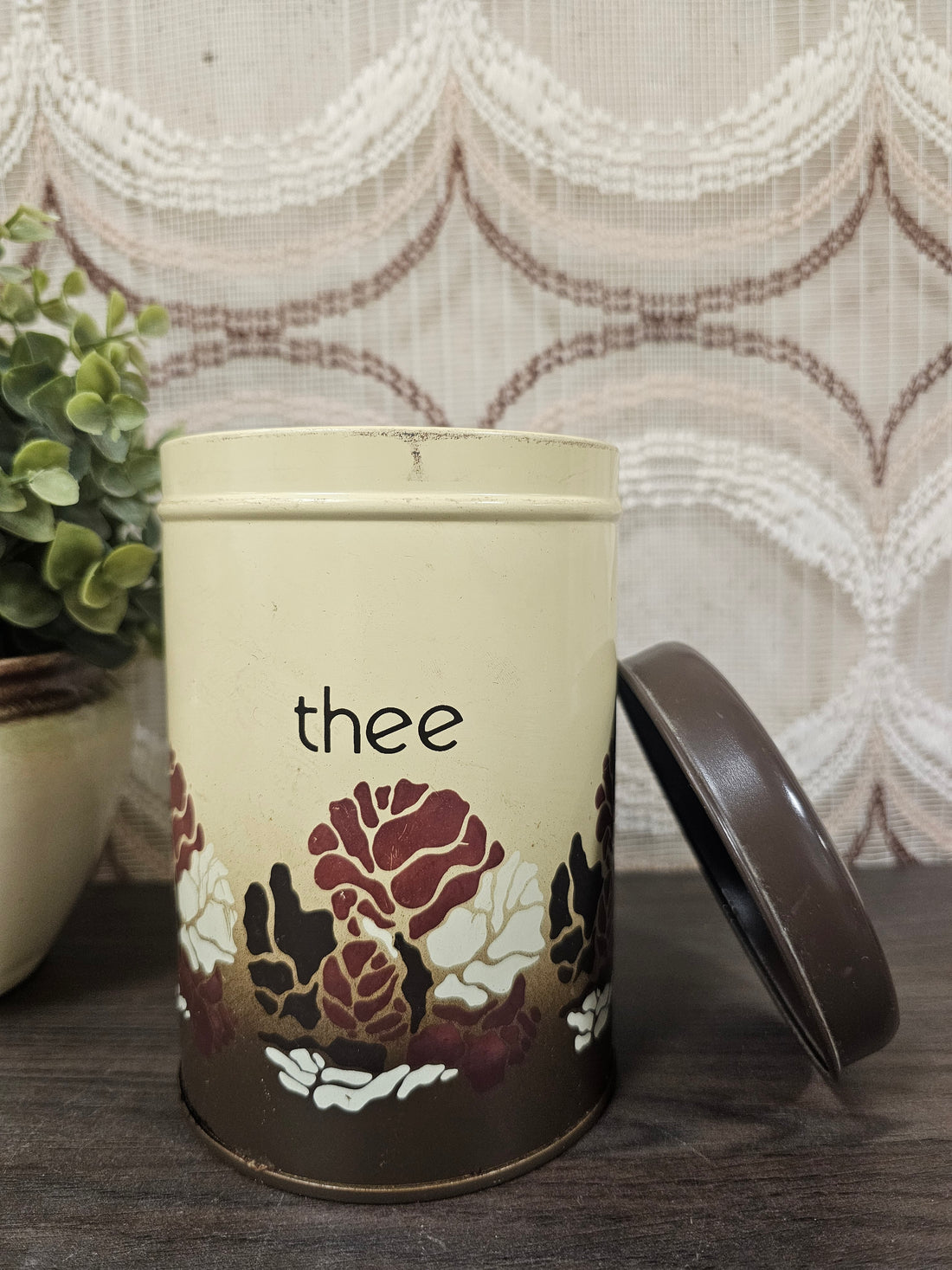 Brabantia Batique Thee blik jaren 70