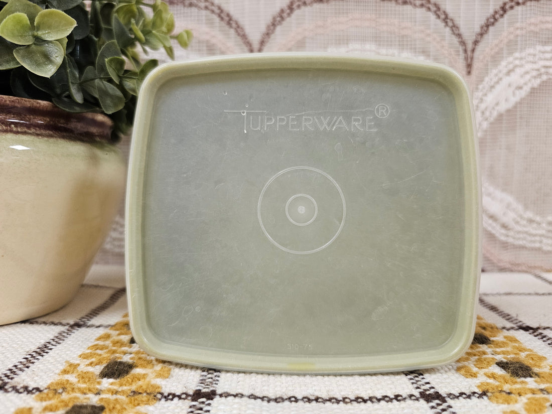 Tupperware bakje vierkant groen