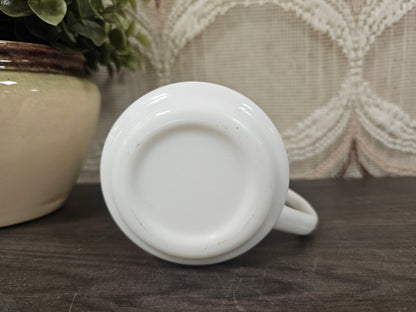 Arcopal beker oranje rode bloemen Knorr