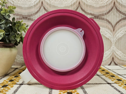 Tupperware maatbeker 2 liter  met roze deksel