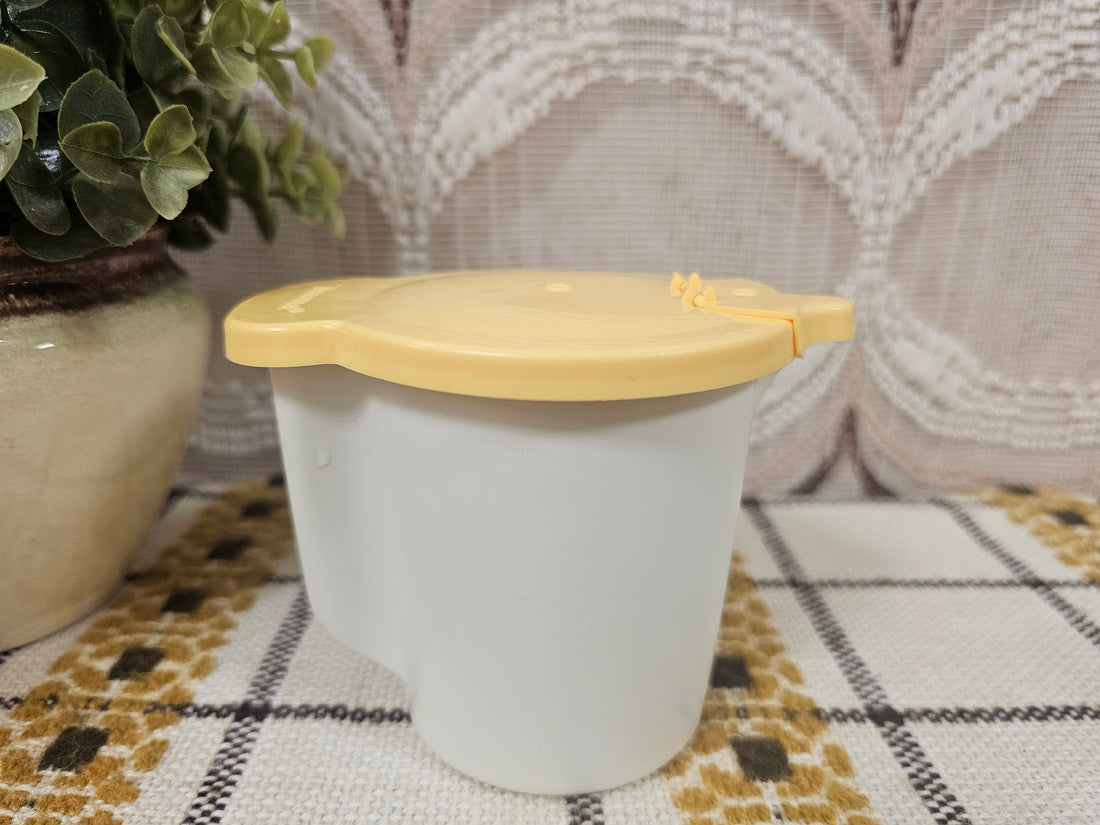 Tupperware melkkannetje creme - geel