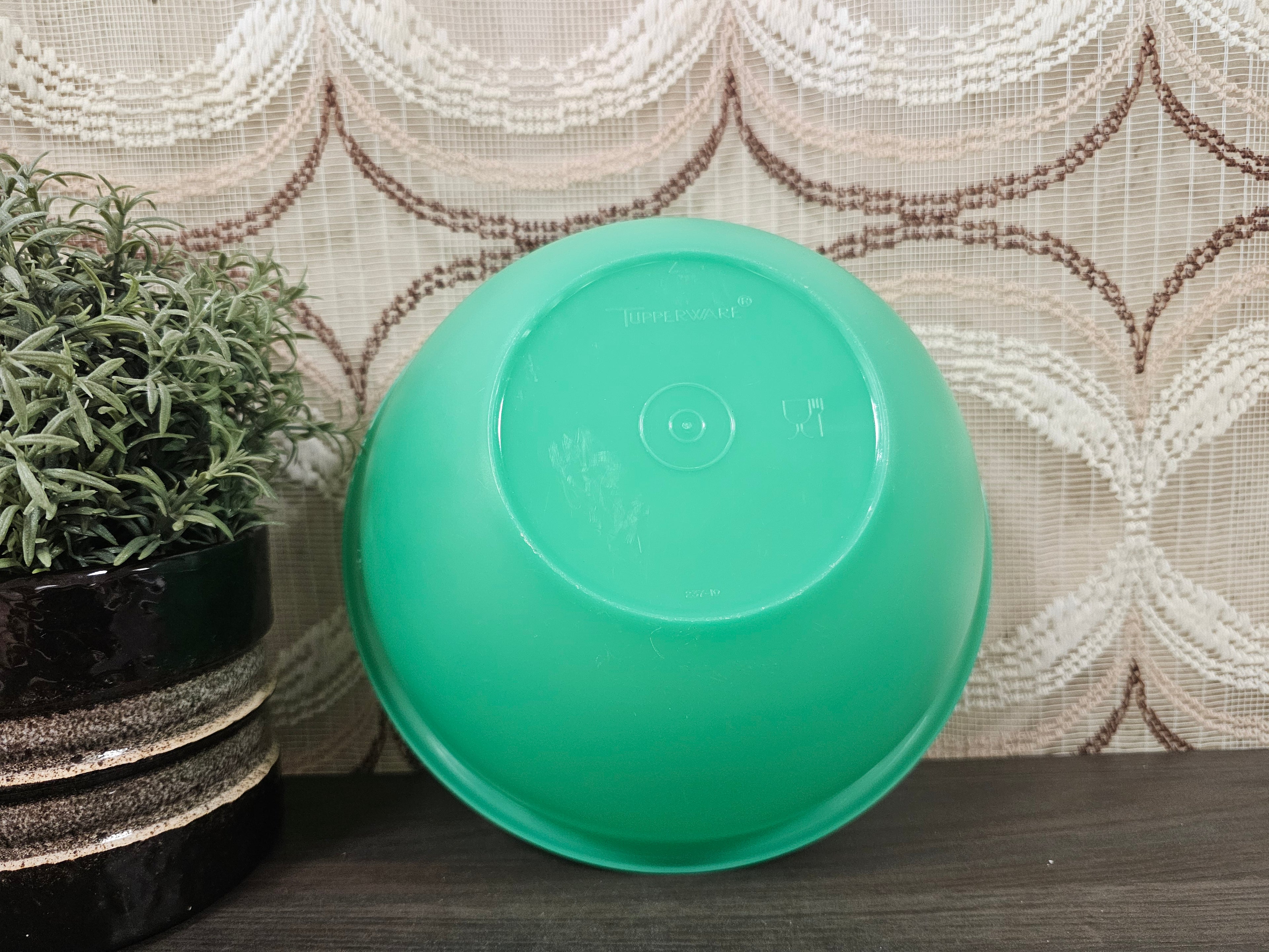 Tupperware kom met deksel mintgroen – 22,5 cm