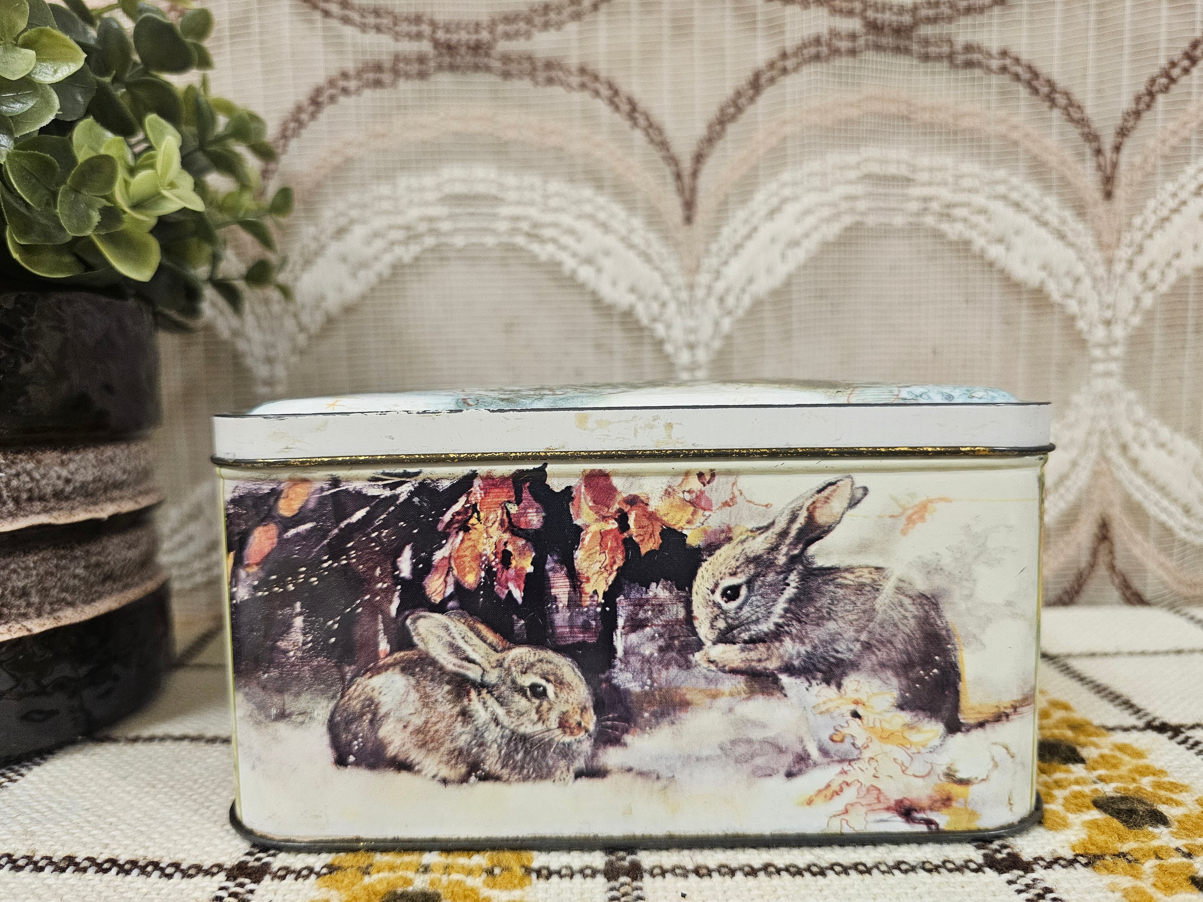 Royco blik met dierenillustraties van Rien Poortvliet