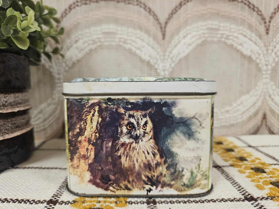 Royco blik met dierenillustraties van Rien Poortvliet