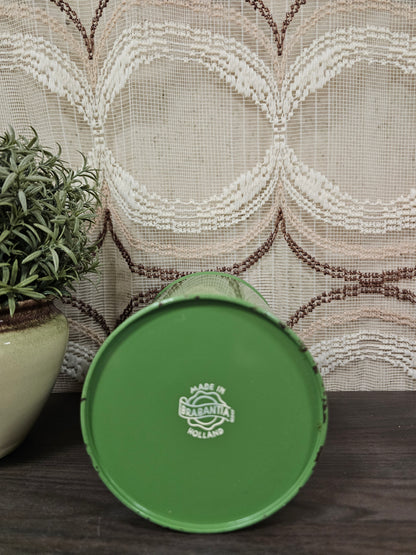 Brabantia suikerblik vintage resedagroen – jaren 70