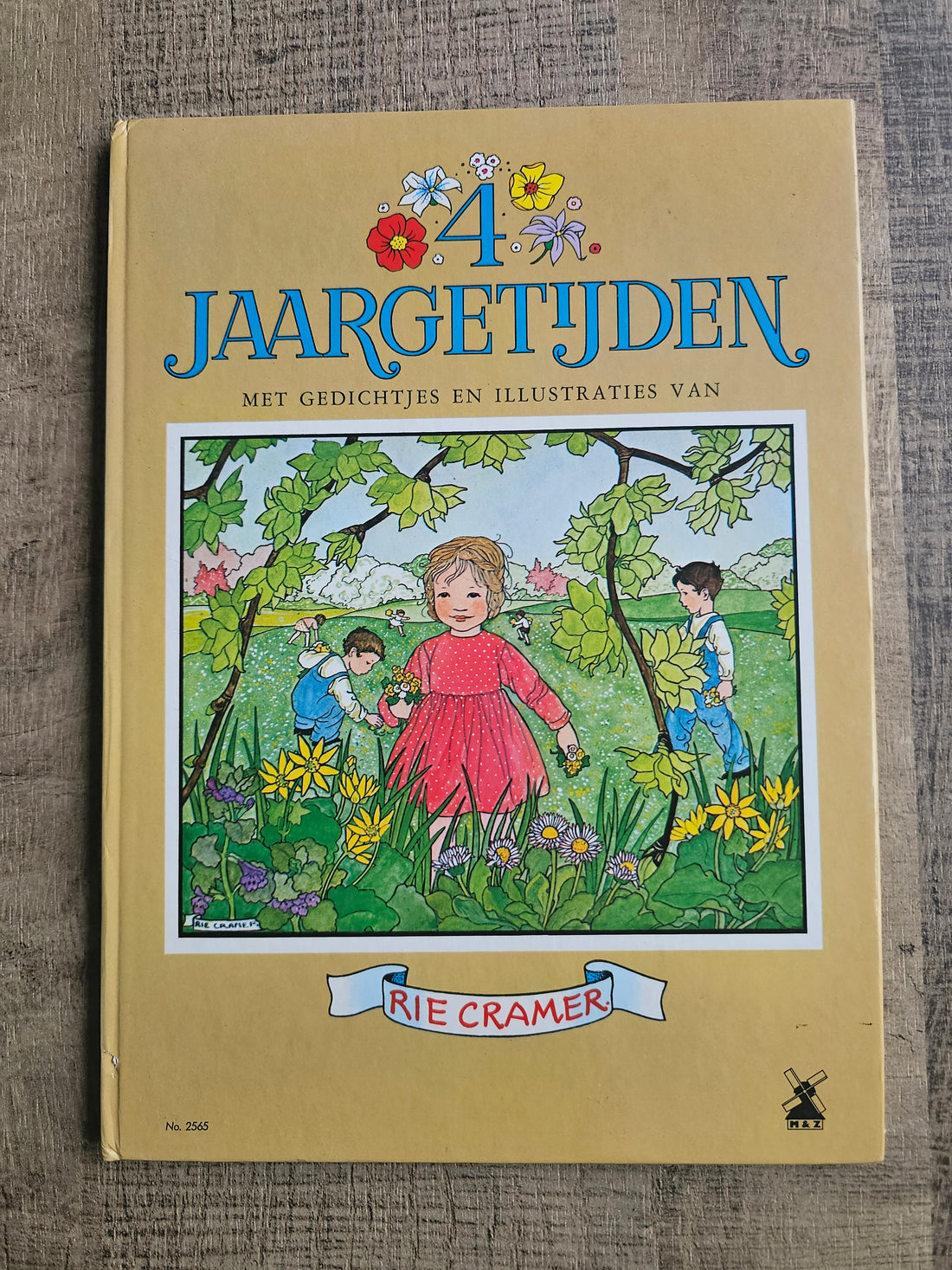 Vier jaargetijden vintage kinderboek   Rie Cramer