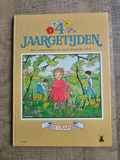 Vier jaargetijden vintage kinderboek   Rie Cramer